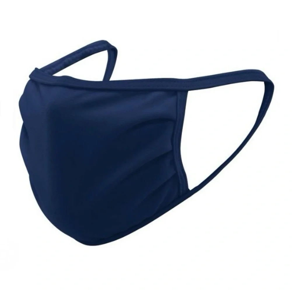 ⭐️ Port Authority Dark Blue Reusable Cotton Face Masks 5 Pack